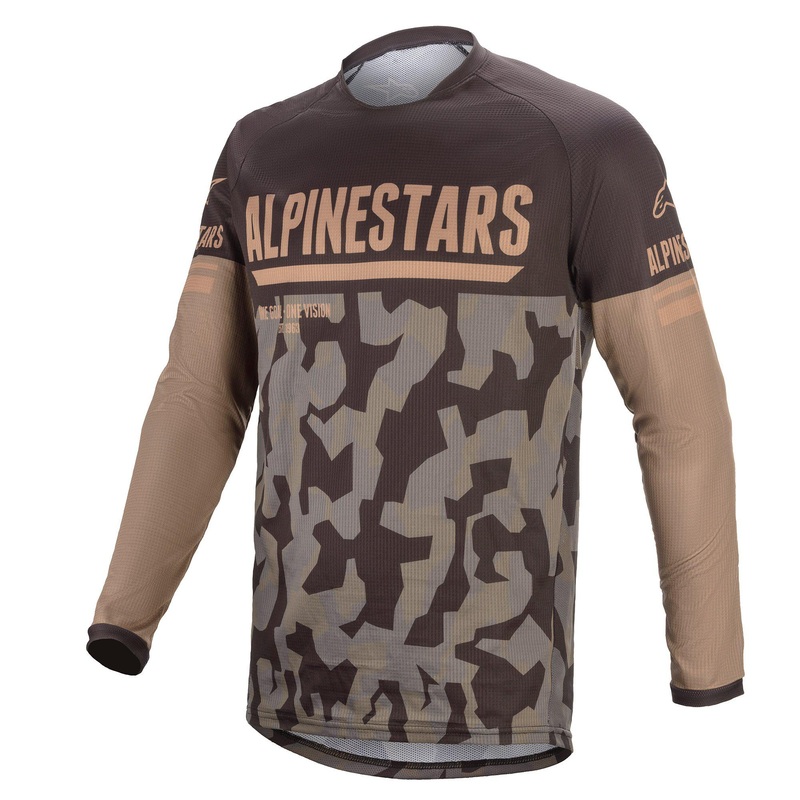 Alpinestars Venture-R Motorcycle Jersey – Camo/Sand S