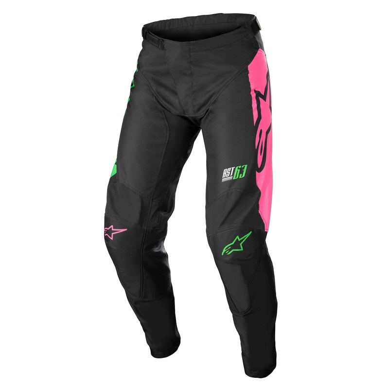 Alpinestars 2022 Racer Compass Pants – Black/Green/Fluro Pink 28