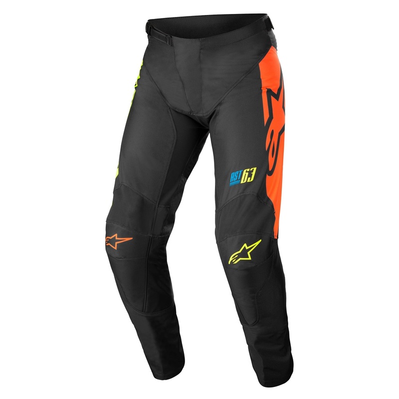 Alpinestars 2022 Racer Compass Pants – Black/Yellow/Fluro Coral 28