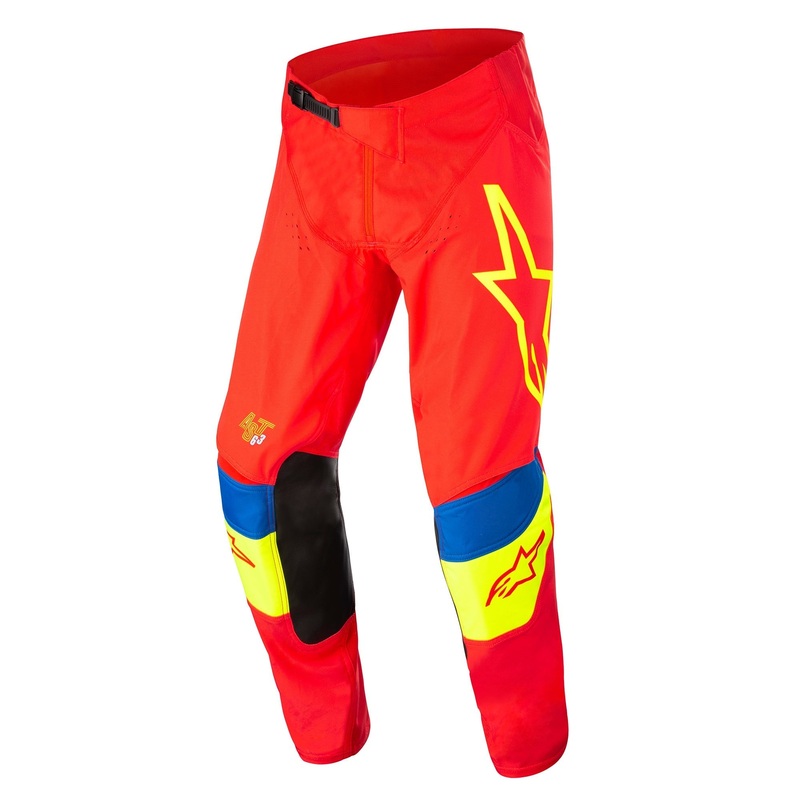 Alpinestars 2022 Techstar Quadro Pants – Red/Yellow/Fluro Blue 28