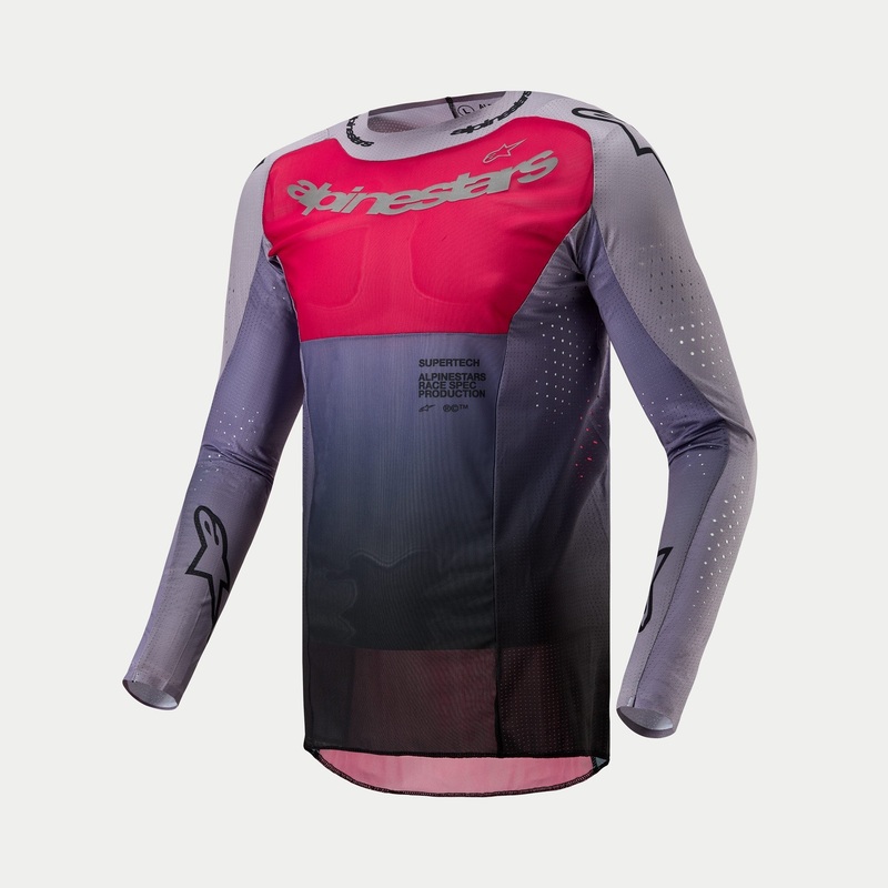 Alpinestars 2024 Supertech Dade Jersey – Iron Red Berry S