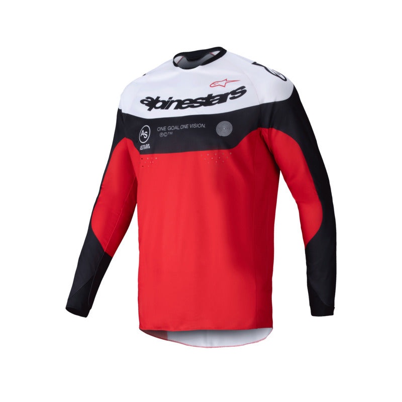 Alpinestars 2025-2026 Pro-Dura Jersey – Black/Bright Red/Fluro White/Blue S