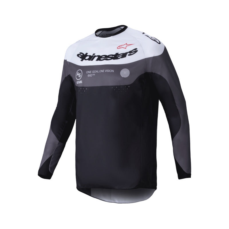 Alpinestars 2025-2026 Pro-Dura Jersey – Black/Magnet White S