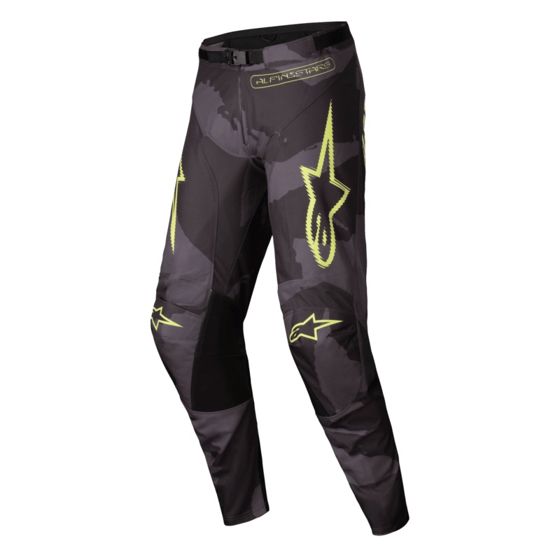 Alpinestars 2025 Racer Hollow Pants – Dark Camo Fluro Yellow 28