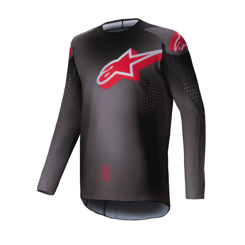 Alpinestars 2025 Supertech Lipan Jersey – Smoke Bright Red S
