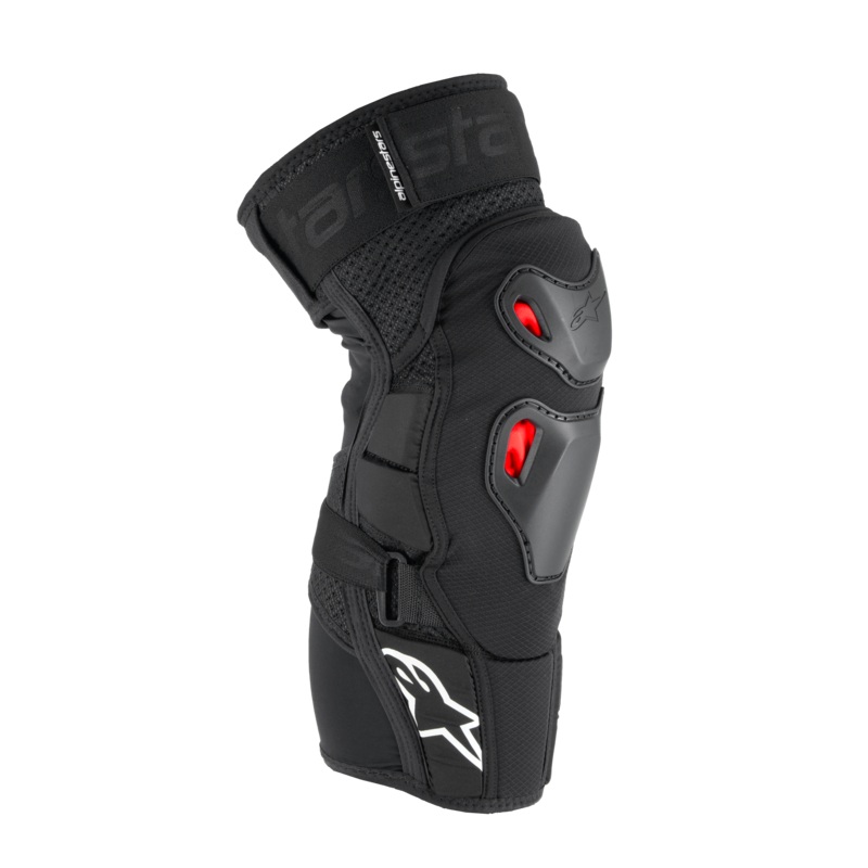 Alpinestars Bionic Pro Plasma Knee Protector – Black/Red/White S/M