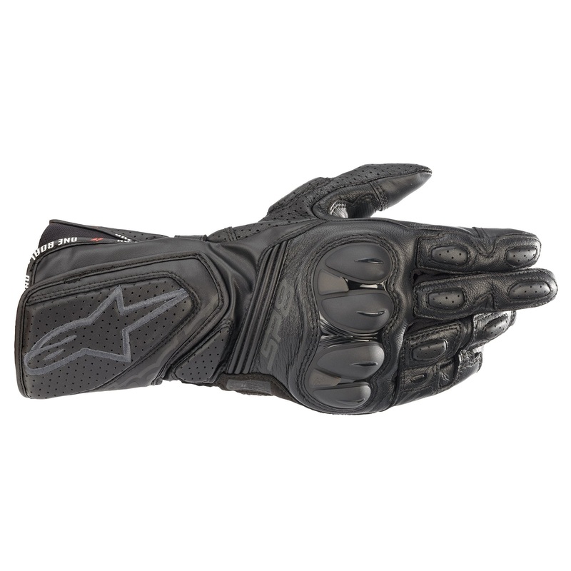 Alpinestars Women’s SP8 V3 Leather Motorcycle Gloves – Black/Black XS