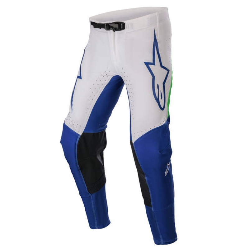 Alpinestars 2023 Supertech Risen Pants – Blue Ray White Greenfluro 28