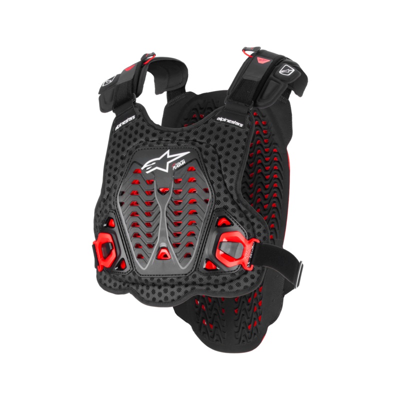 Alpinestars A5 Plasma Chest Protector – Black Red White XS/S