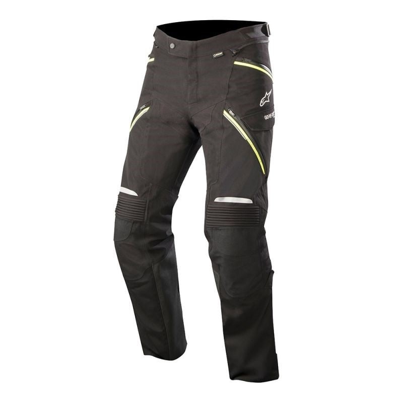 Alpinestars Big Sur Goretex Pro Motorcycle Pants – Black/Fluro Yellow S