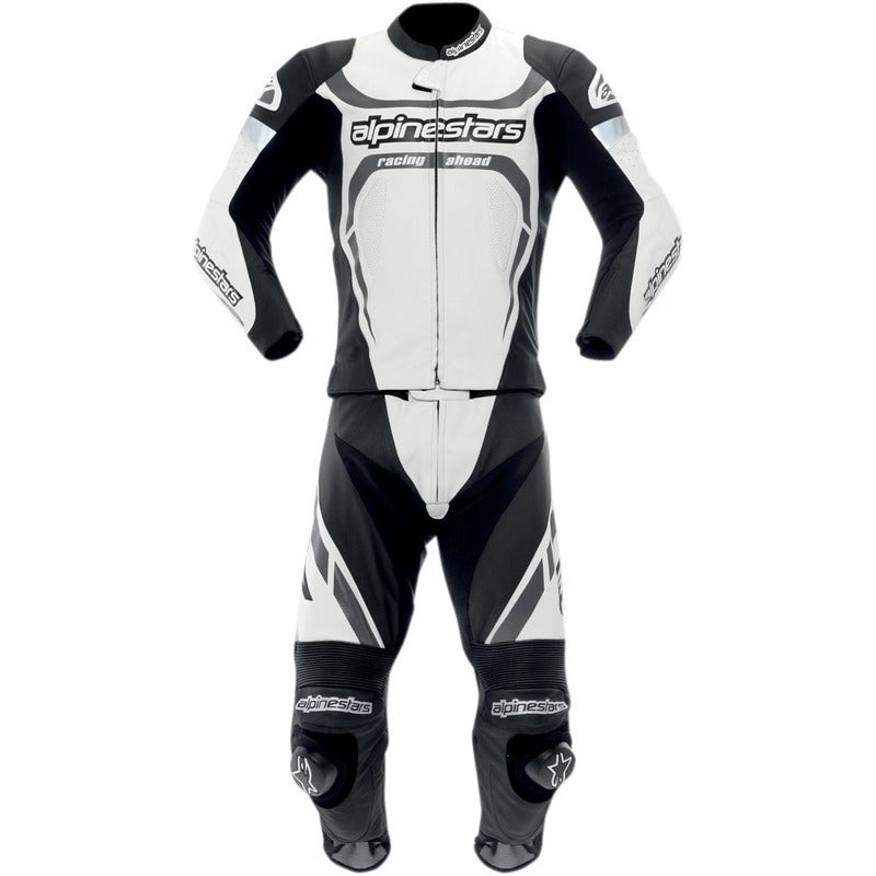 Alpinestars Motegi 2 Pc Leather Suit – White/Black EU 54