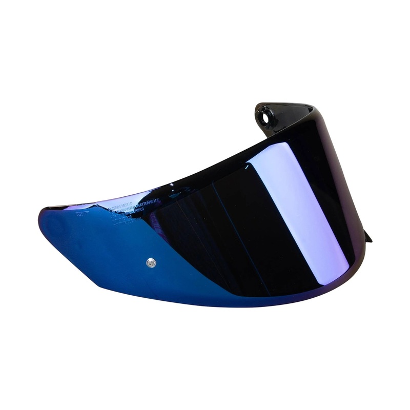 KYT TT Revo Visor – Iridium Blue