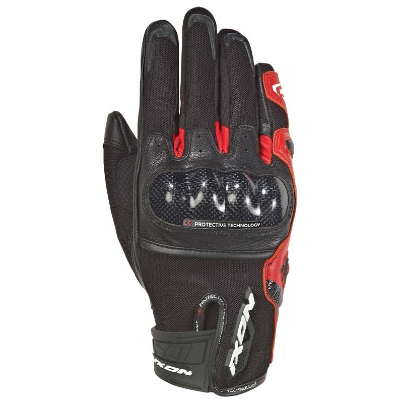 Ixon RS Rise Air Gloves – Black/Red S