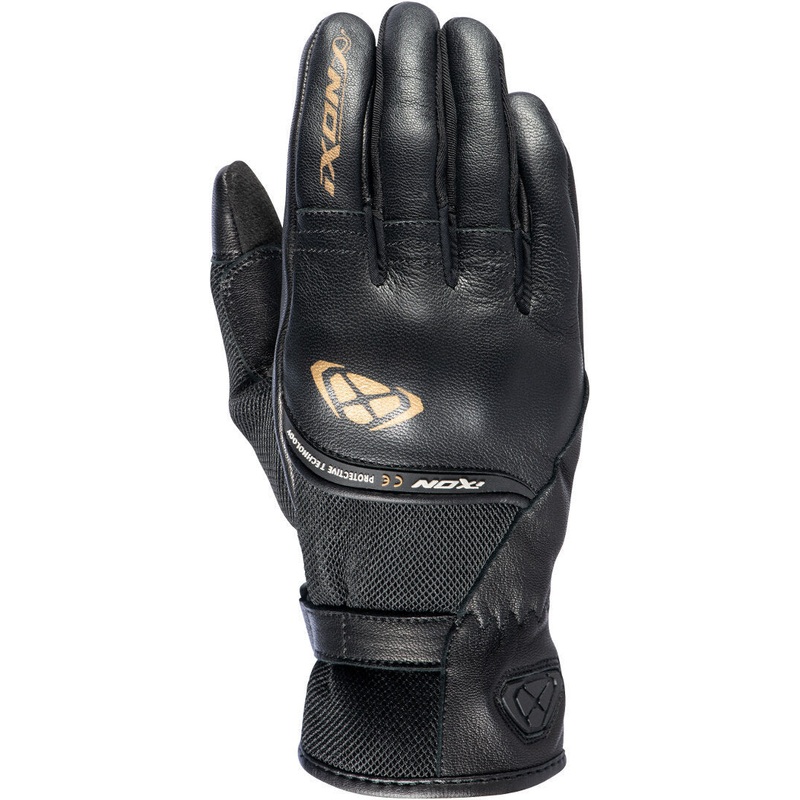 Ixon Rs Shine 2 Lady Gloves – Black/Gold XS