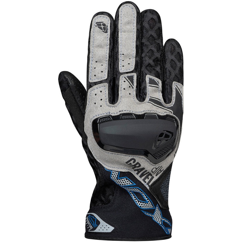 Ixon Gravel Air Gloves – Black/Grey/Blue S