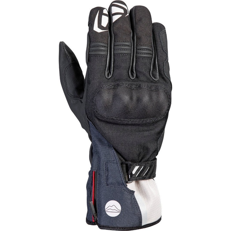 Ixon MS Loki Gloves – Black/Grey/Blue S