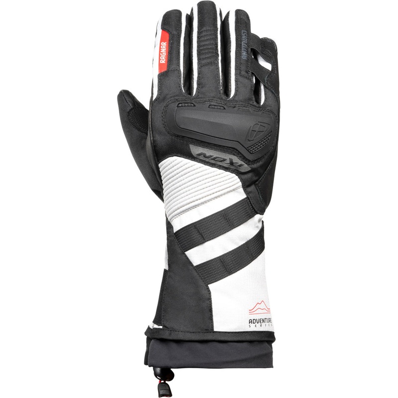 Ixon Pro Ragnar Gloves – Black/Grey/Red S