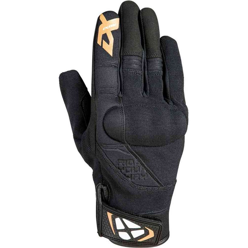 Ixon Rs Delta Lady Gloves – Black/White/Gold XS