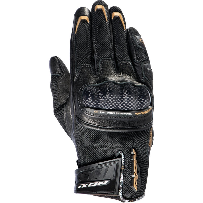 Ixon RS Rise Air Lady Gloves – Black/Gold XS