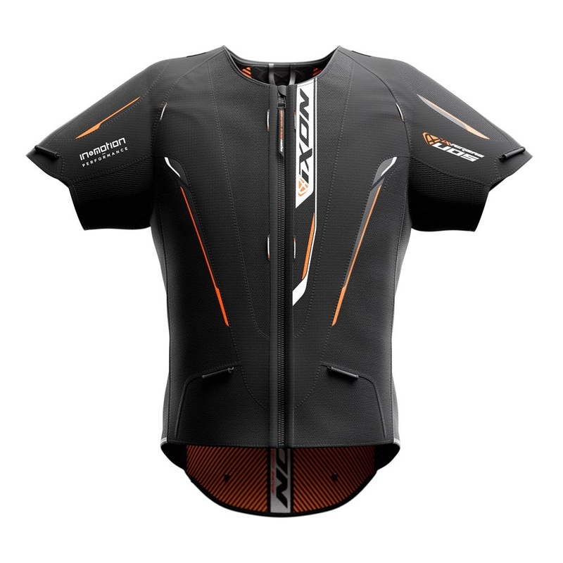 Ixon IX-Airbag U05 Vest With Shoulder – Black/Orange XS