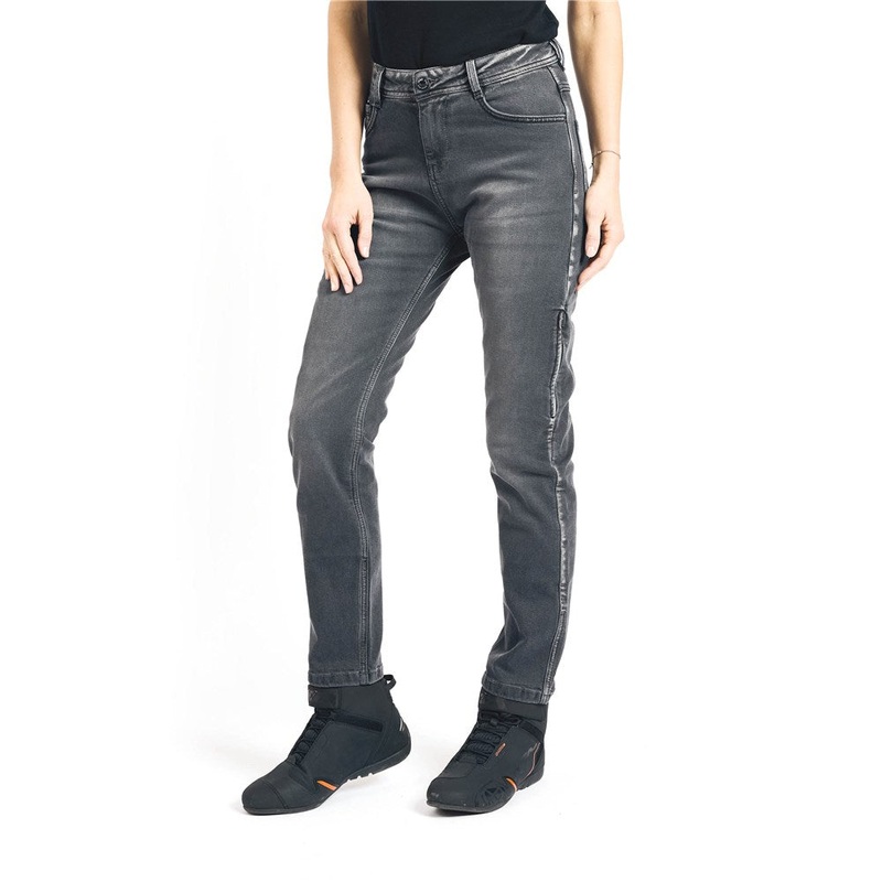 Ixon Womens Dany Jeans – Washed Black XS