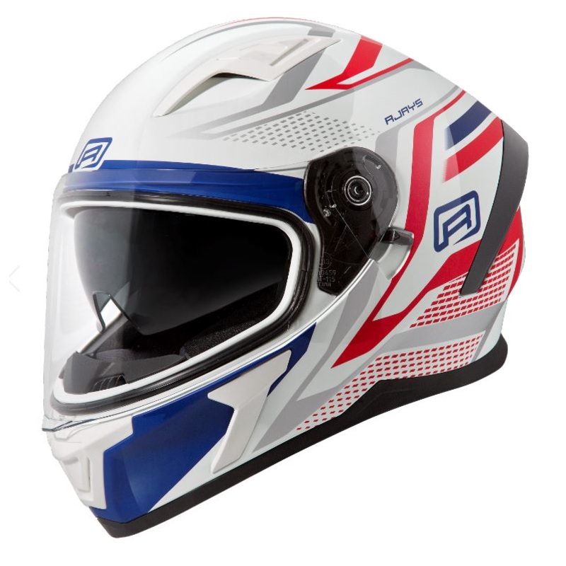 Rjays Apex III Ignite Helmet – White/Blue XS