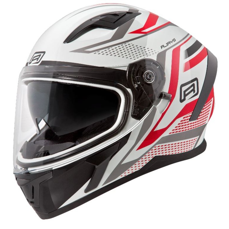 Rjays Apex III Ignite Helmet – White/Red XS