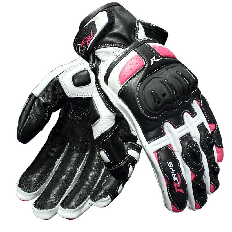 Rjays Canyon Ladies Gloves – Black/Pink/White XS