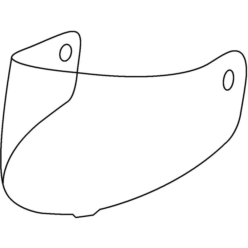 Rjays Dominator Ii Visor – Clear