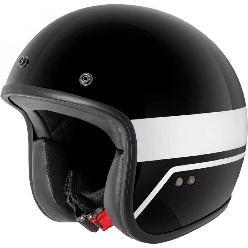 Rjays Trophy Helmet With Studs – Black/White XS
