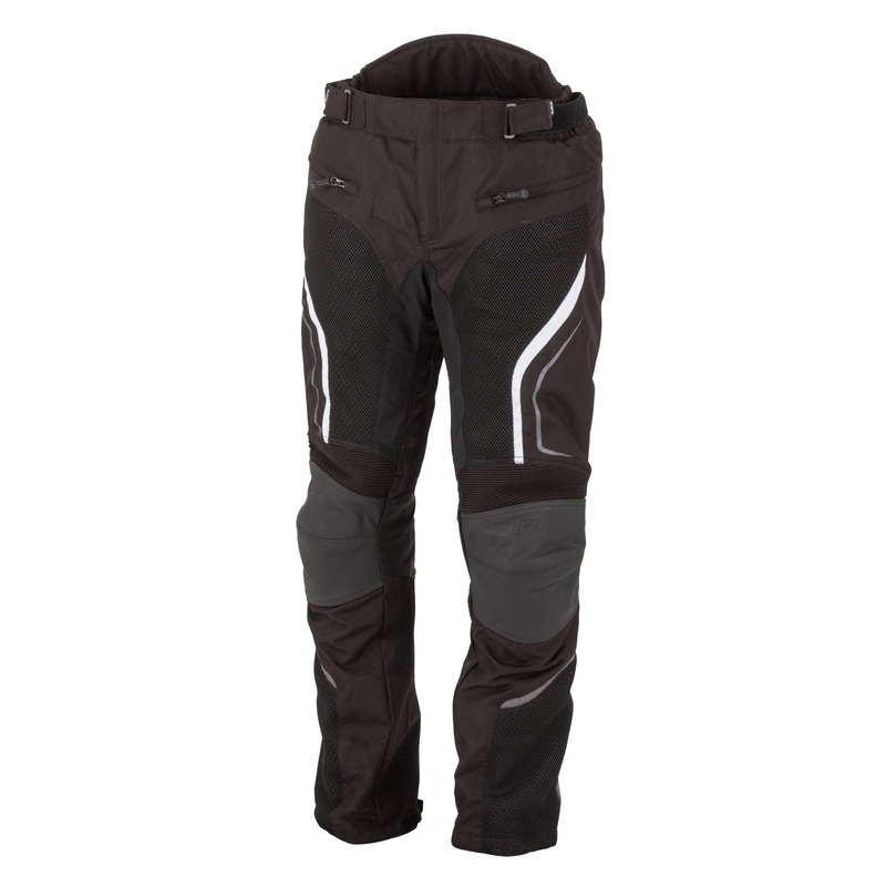 Rjays Air-Tech Men’s Textile Pants – Black/White S