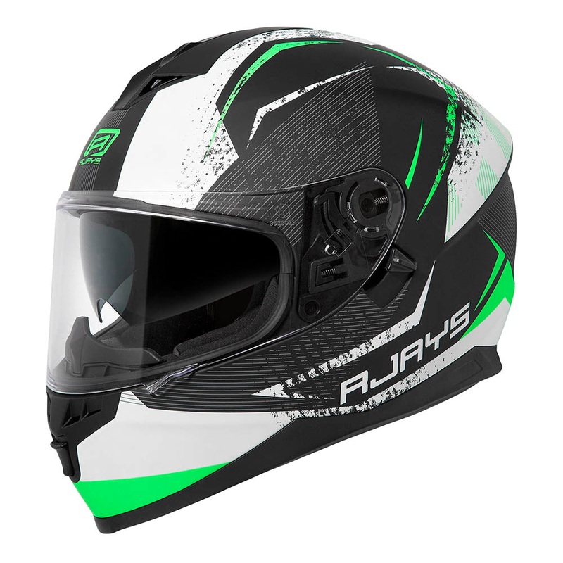 Rjays Dominator II Strike Helmet – Black/Green XS