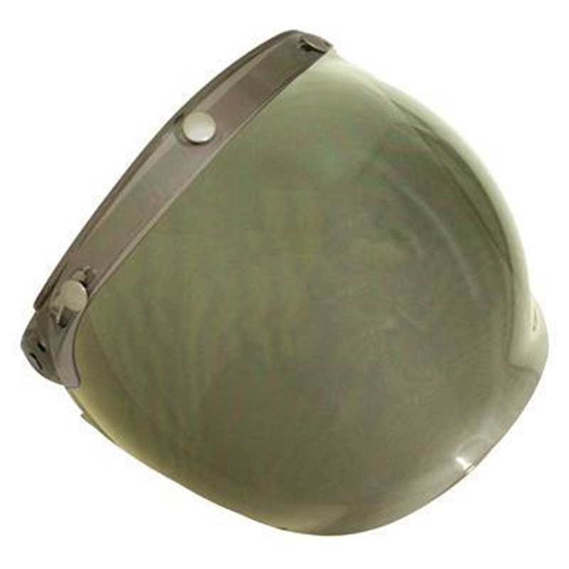 Scorpion Flip Up 3 Stud Universal Bubble Visor – Light Tint With Gold Mirror