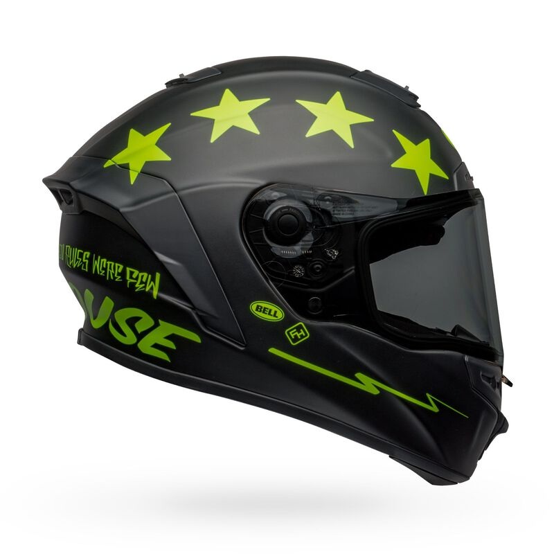 Bell Star DLX MIPS Fasthouse Victory Circle Motorcycle Helmet – Matte Black/Hi-Viz S