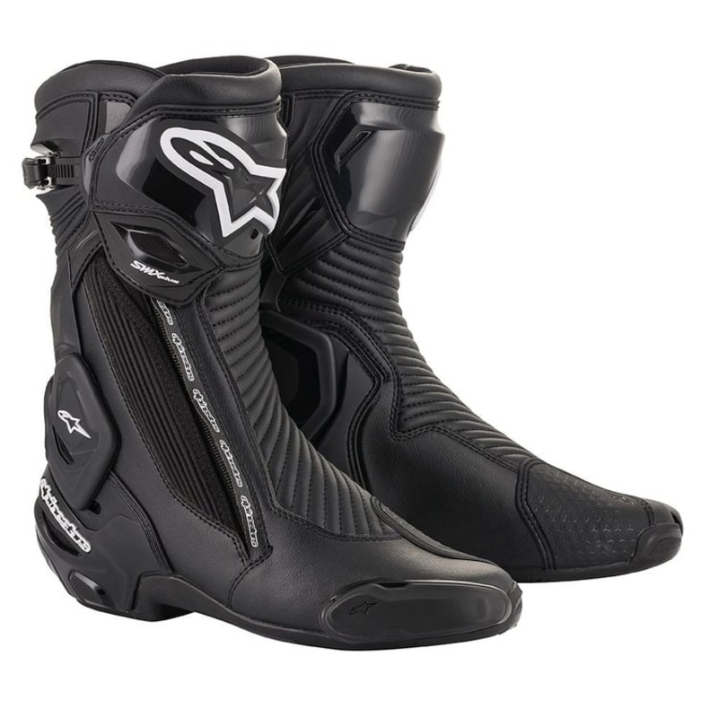 Alpinestars SMX Plus v2 Motorcycle Boots 39 Black/White/Yellow