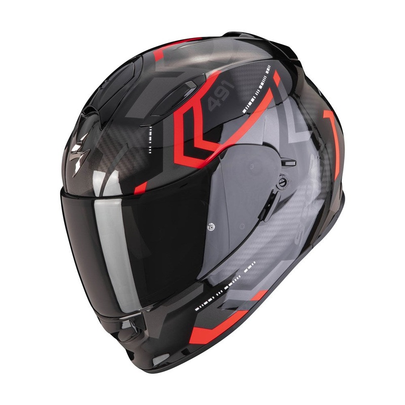 Scorpion EXO Exo-491 Spin Helmet – Black/Red XS