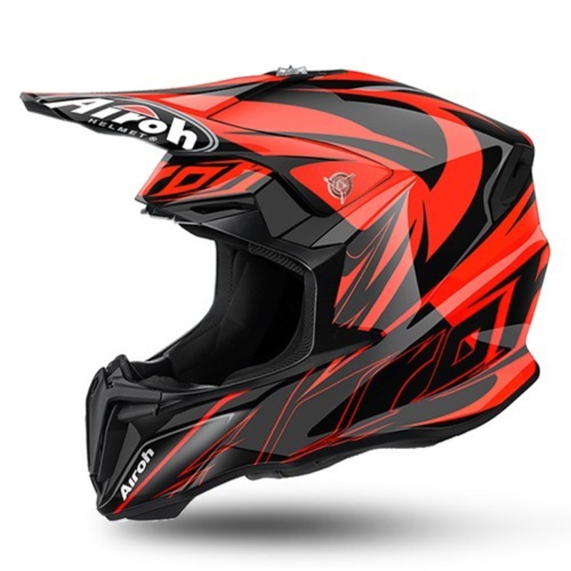 Airoh Twist Evil Replacement Peak – Orange Gloss