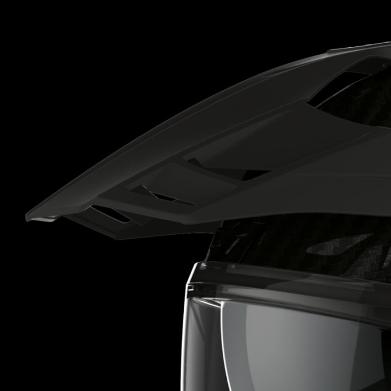 Airoh Commander Replacement Peak – Full Carbon Gloss