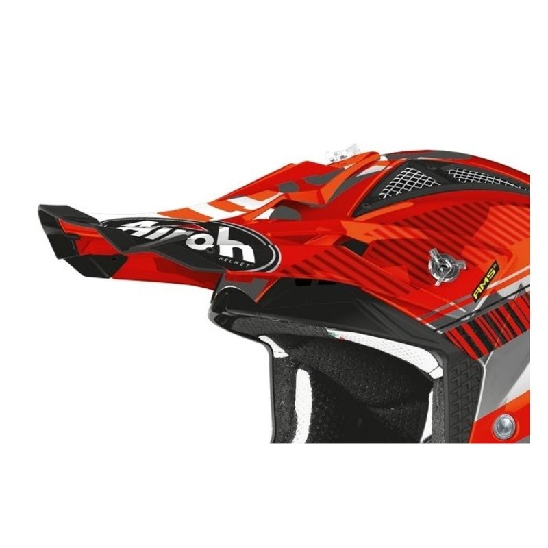 Airoh Aviator 2.3 Novak Replacement Peak  – Chrome Orange