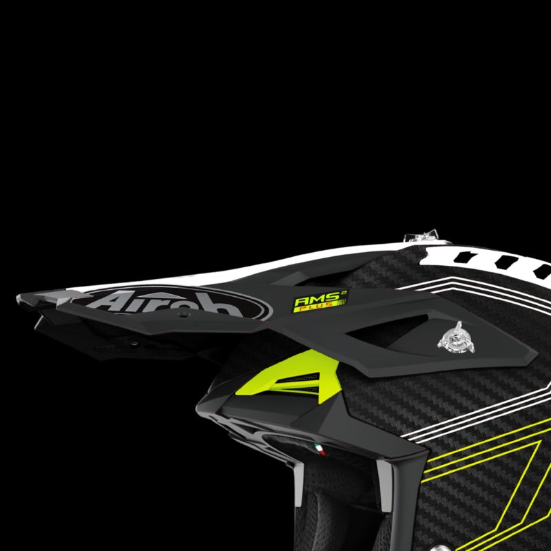 Airoh Aviator 3 Replacement Peak – Primal Carbon