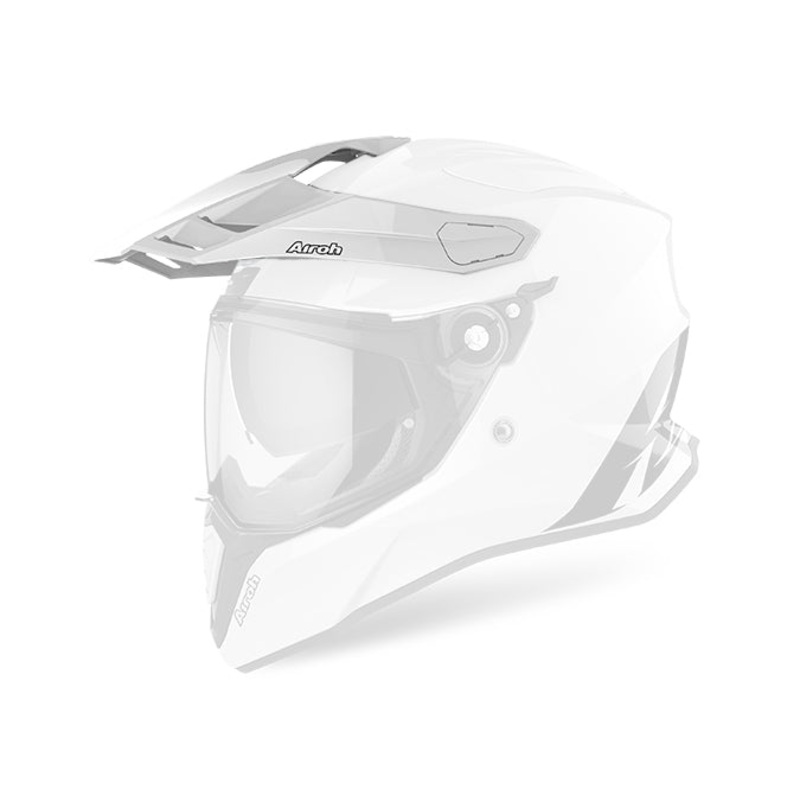 Airoh Commander Carbon Replacement Peak  – White Gloss
