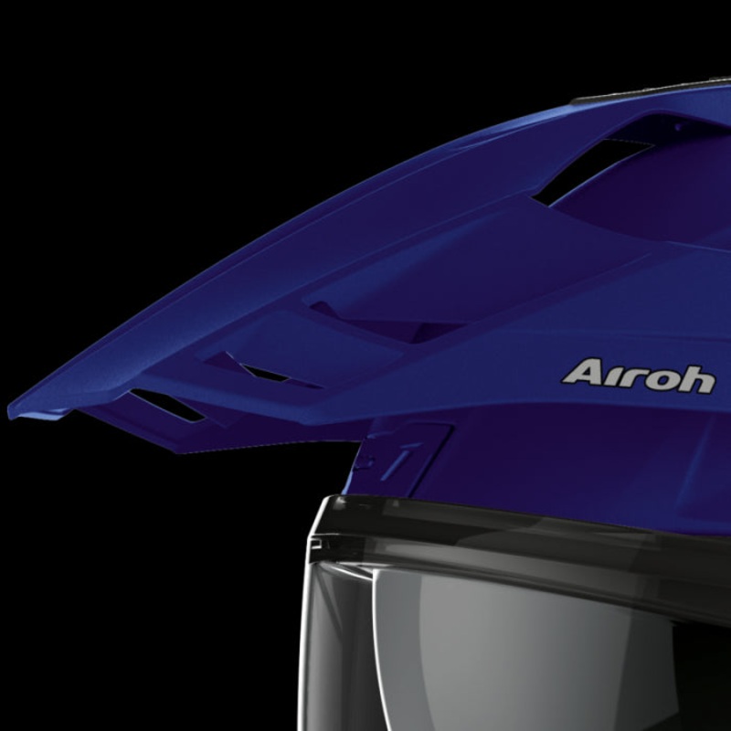 Airoh Commander Replacement Peak – Blue Matt