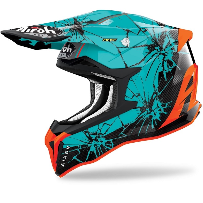 Airoh Strycker Crack Helmet – Gloss S