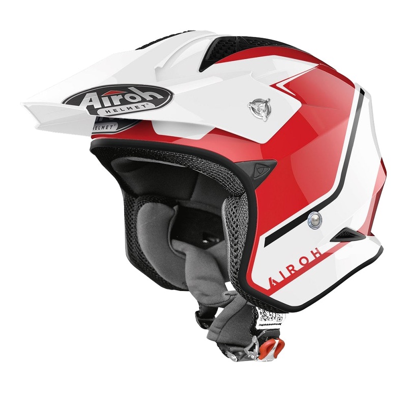 Airoh Trr-S Keen Helmet – Red Gloss XS