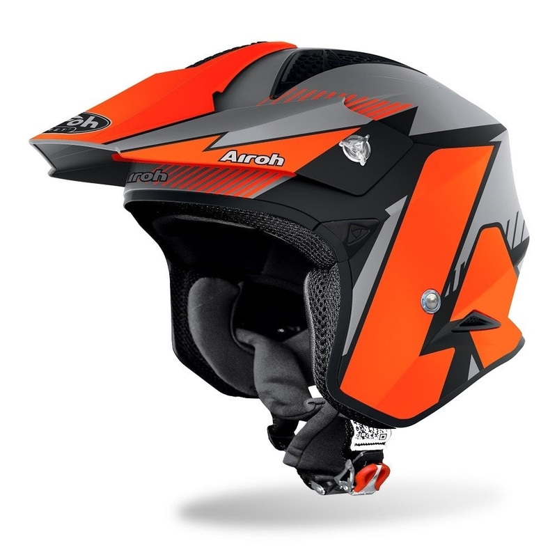 Airoh TRR-S Trial Pure Helmet – Orange Matt XS