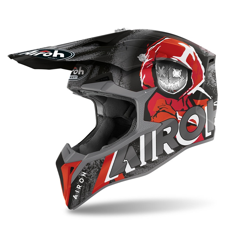 Airoh Wraap Alien Helmet – Red Matt S