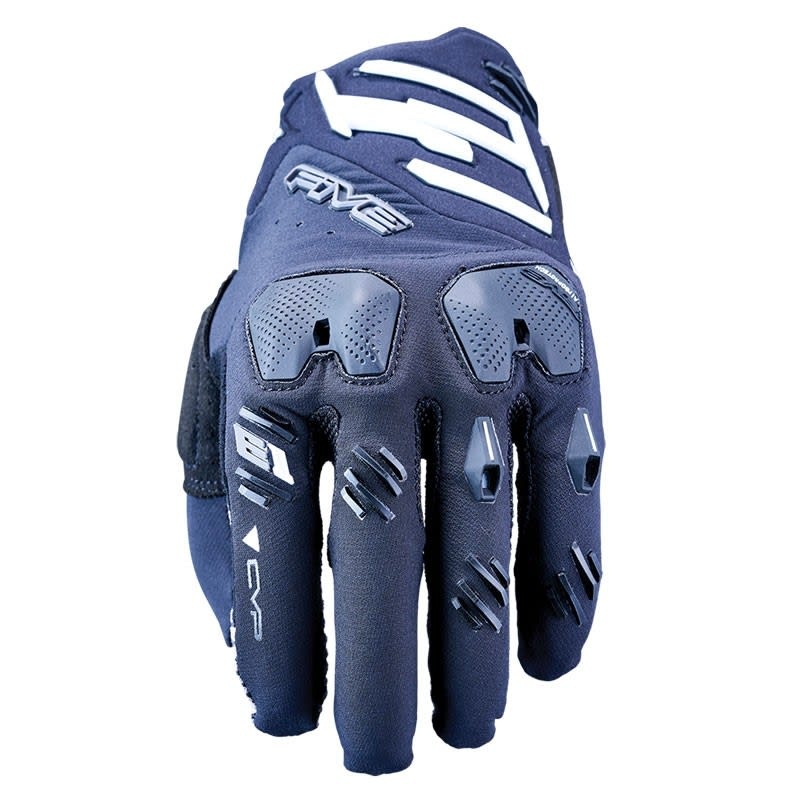 Five E1 Enduro Gloves – Black/White S