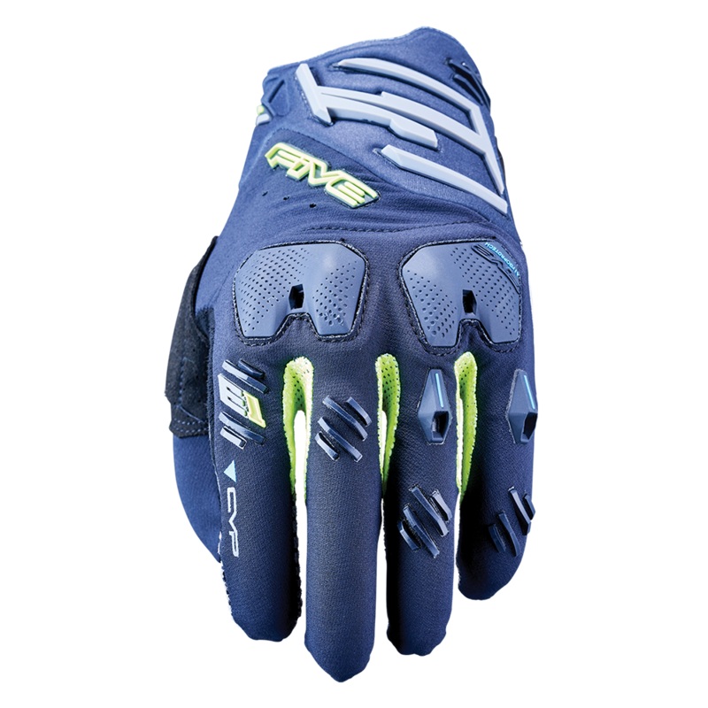 Five E1 Enduro Gloves – Navy/Fluro S