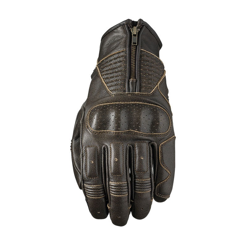 Five Kansas Motorcycle Gloves – Brown S