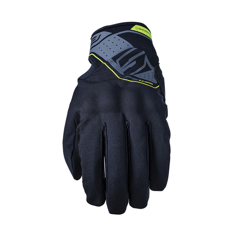 Five RS Waterproof Motorcycle Gloves – Black/Fluro S
